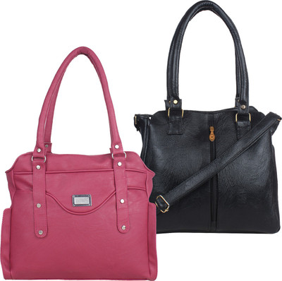 

Element Cart Messenger Bag(Pink, Black), Black;pink