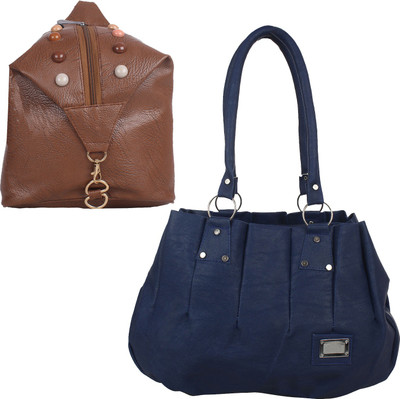 

Element cart Messenger Bag(Blue, Brown)
