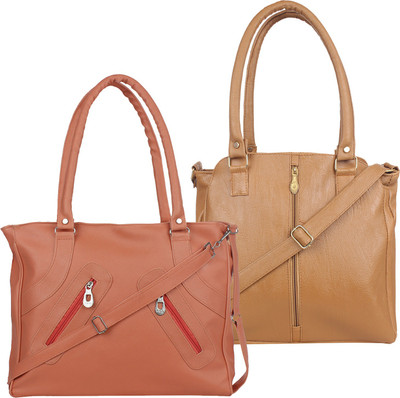 

Element Cart Shoulder Bag(Tan, Brown), Brown;tan