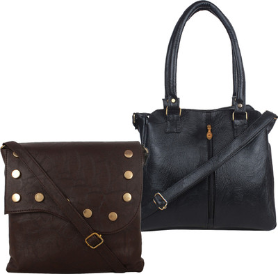 

Element Cart Shoulder Bag(Brown, Black), Black;brown