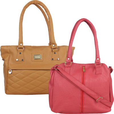 

Fillincart Messenger Bag(Brown, Pink)