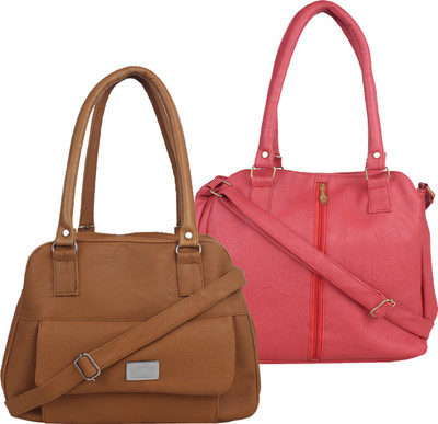 

Element Cart Messenger Bag(Brown, Pink)