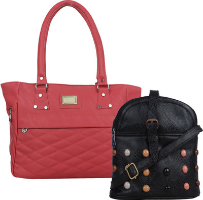 

Element cart Messenger Bag(Pink, Black), Black;pink