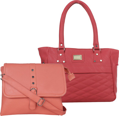 

Fillincart Messenger Bag(Pink, Tan)