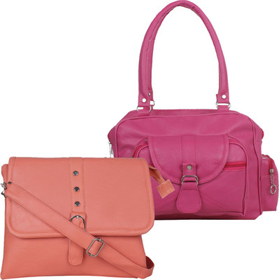 Element cart Messenger Bag(Pink, Tan)
