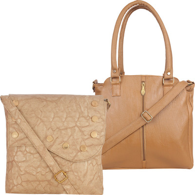 

Element Cart Shoulder Bag(Beige, Brown)