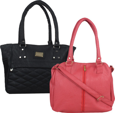 

Element Cart Messenger Bag(Black, Pink)