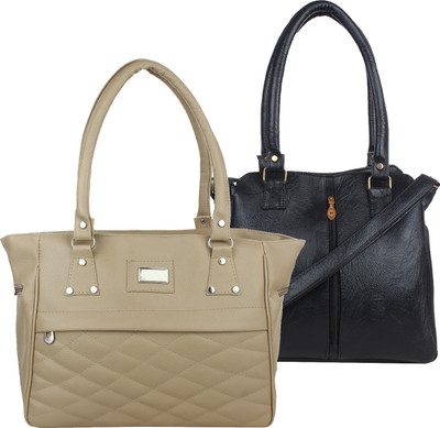 

Fillincart Messenger Bag(Beige, Black)