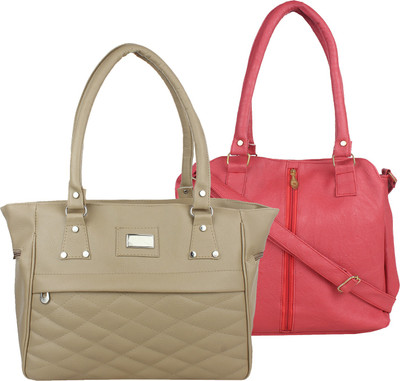 

Fillincart Messenger Bag(Beige, Pink)