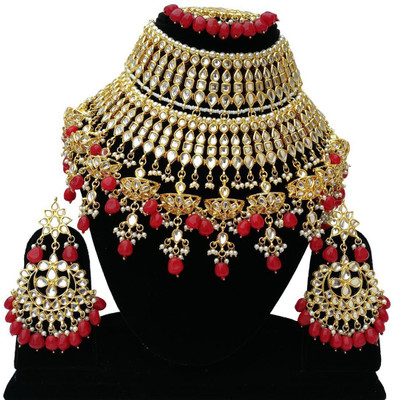 

Finekraft Alloy Jewel Set(Red)