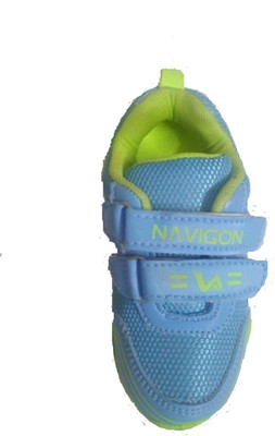 

Navigon Boys & Girls Velcro Loafers(Light Blue, Sky-blue