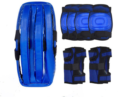 

EMM EMM 7 Pcs 4 in 1 Blue Small Size Safe Guard Set For Dancing Cycling, Skating, Camping Kit