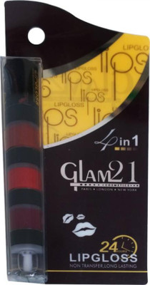 

Glam 21 Lip Gloss (3.4 g, Peach, Brown, Purple, Transparent)(3.4 g, Peach,, Brown, Purple, Transparent, Black)