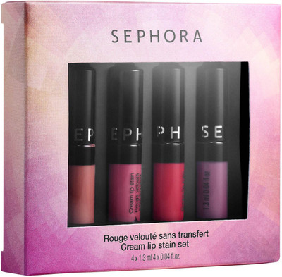 

Sephora Cream Lip Stain Set Lip Stain(1.3 ml)