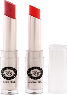 

Glam Girlz Matte Lipstick-Combo(08&09)(Light Pink, Coral Pink)
