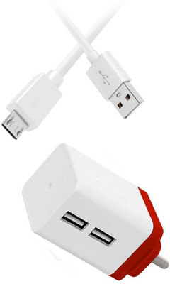 DAKRON Wall Charger Accessory Combo for Samsung Galaxy Alpha(White)