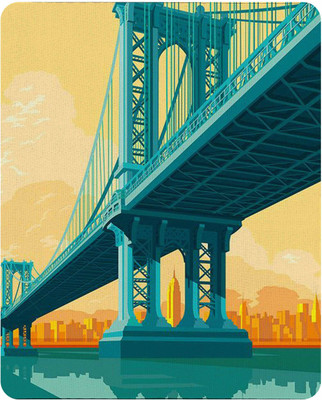 

Chakri-The Spinning Art newyork Mousepad Mousepad(Multicolor)