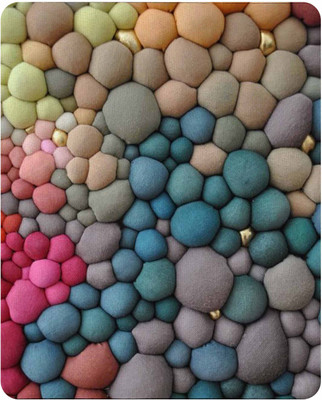 

Chakri-The Spinning Art colorful stones Mousepad Mousepad(Multicolor)