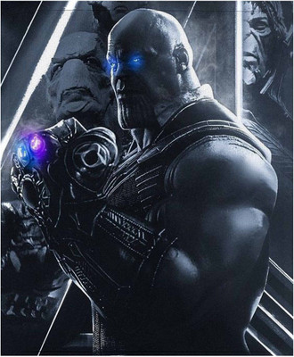 

Chakri-The Spinning Art thanos and infinity stones Mousepad Mousepad(Multicolor)
