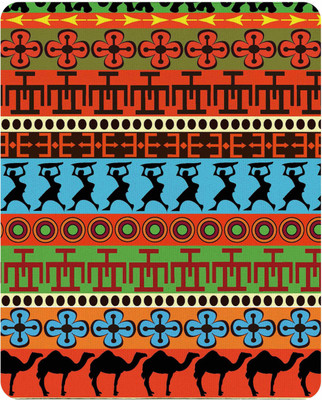 

Chakri-The Spinning Art tribal Mousepad Mousepad(Multicolor)