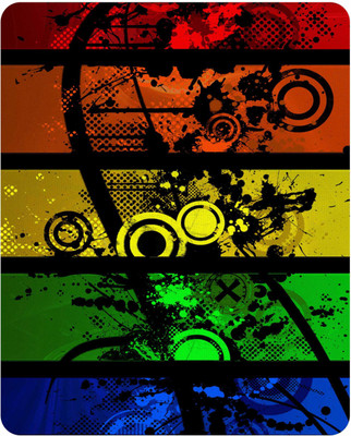 

Chakri-The Spinning Art graphic art Mousepad Mousepad(Multicolor)