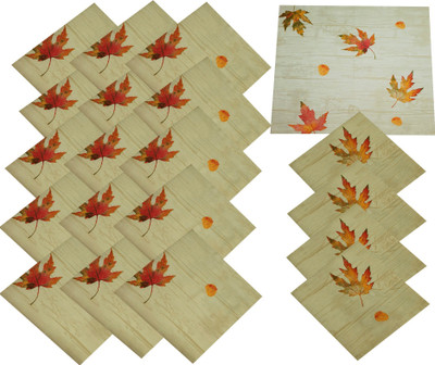 

Spongy Hub Paper Napkin Leaf Reusable ( Pack of 20 Pcs ) Size- 40 CM X 40 CM Multicolor Napkins(20 Sheets)