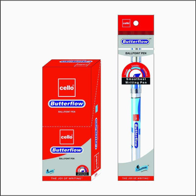 

Cello Butterflow Ball Ball Pen(Pack of 40)