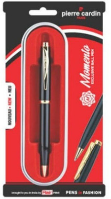 

Pierre Cardin Momento Black Body, Gold Trim, Blue Ink, Ball Pen