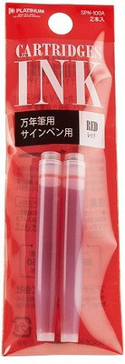

Platinum Platinum Ink Cartridge For Fountain Pen-2 Cartridge in One Pack Ink Cartridge