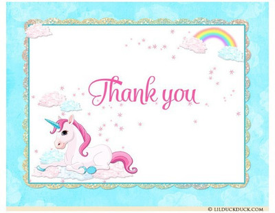 

Theme My Party Thank You Card To Add Your Party - Pack Of 10 Photo Booth Board(Birthday)