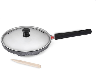Anjali Kitchenware 12 Cup Appa Patra with Lid Tawa 0 cm diameter with Lid Aluminium, Non stick Anjali Kitchenware Tawas