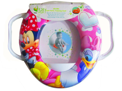 

VBaby Soft Comfortable Duck Full Cushion Toilet Seat Trainer Seat with Handle Potty Seat(Pink)