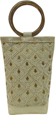 

Deepsum Gold Ethnic Raw Silk Saree Clutch Mobile Pouch Waist Clip Ladies Purse Gift For Women Mobile Pouch(Gold)