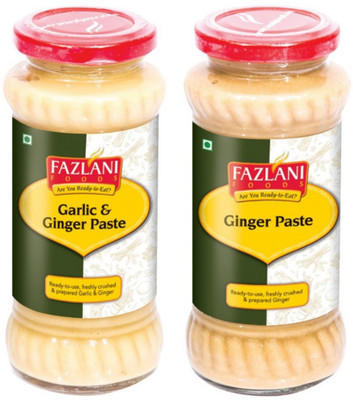 

Fazlani Foods Ready To Eat 2 in 1 Ginger Garlic + Ginger Paste 300 g