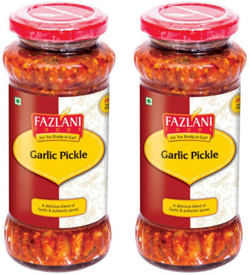 

Fazlani Foods Ready To Eat Pack of 2 Garlic Pickle 300 g