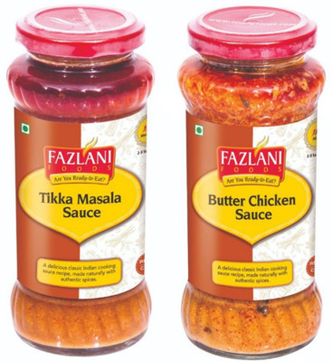 

Fazlani Foods Ready To Eat 2 in 1 Tikka Masala + Butter Chicken Sauce 285 g