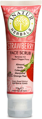 

Inatur Strawberry Face Scrub(75 ml)