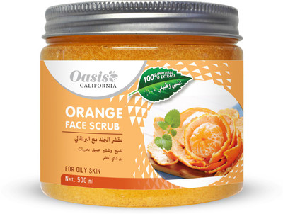 

Oasis CALIFORNIA 100 % Natural Extracts Orange Scrub(500 ml)