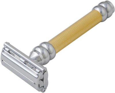 PEARL Sbf-11 Double Edge Butterfly Razor For Men & Boys with 5 Double Edge Blade, Men
