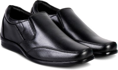 

Action Synergy Men's Premium Comfort QUICK15 Black Formal Slip On For Men(Black