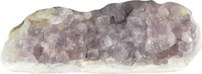 

Reiki Crystal Products Amethyst Natural Cluster 400-450 Gram Approx for Reiki Healing and Vastu Correction, Protection, Concentration, Spirituality, Natural Cluster Decorative Showpiece - 13 cm(Crystal, Purple)