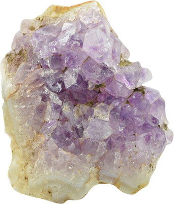 

Reiki Crystal Products Amethyst Natural Cluster 100-150 Gram Approx for Reiki Healing and Vastu Correction, Protection, Concentration, Spirituality, Natural Cluster/Rough Decorative Showpiece - 7 cm(Crystal, Purple)