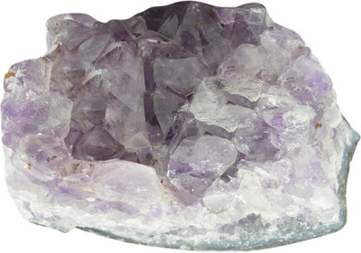 

Reiki Crystal Products Amethyst Natural Cluster 300-350 Gram Approx for Reiki Healing and Vastu Correction, Protection, Concentration, Spirituality, Natural Cluster Decorative Showpiece - 7 cm(Crystal, Purple)