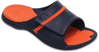 

Crocs MODI Sport Slippers, Navy/tangerine