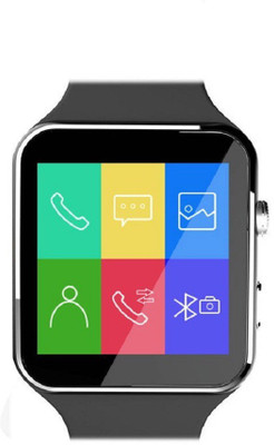 

Techno Frost X6 Bluetooth SIM enabled Android Digital Smartwatch Smartwatch Smartwatch(Black Strap Free Size)