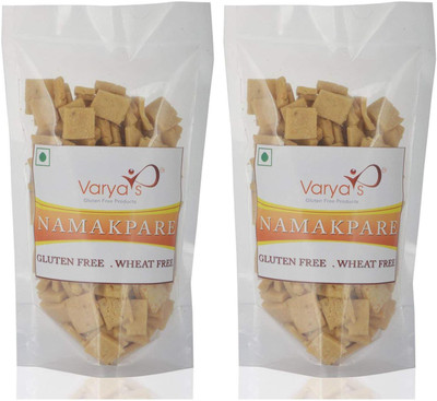 

Varya's Gluten Free Namakparek Double Pack - 2x200 grams(400 g, Pack of 2)