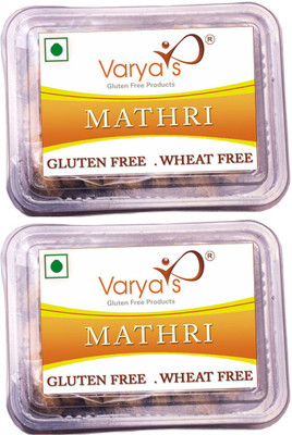 

Varya's Gluten Free Mathri Combo - 2x200 grams(400 g, Pack of 2)