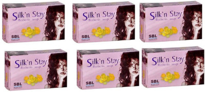

SBL Silk N' Stay Berberies Soap [Pack of 6 ] [75 gms(450 g, Pack of 6)