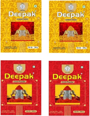 

Deepak 2 haldi 2 chilli(4 x 350 g)