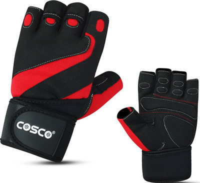 

Cosco Tuff Fit Gym & Fitness Gloves (XL, Multicolor), Multiple